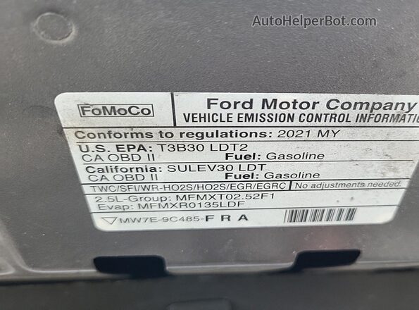 1FMCU0BZ7MUB07411 2021 FORD ESCAPE  