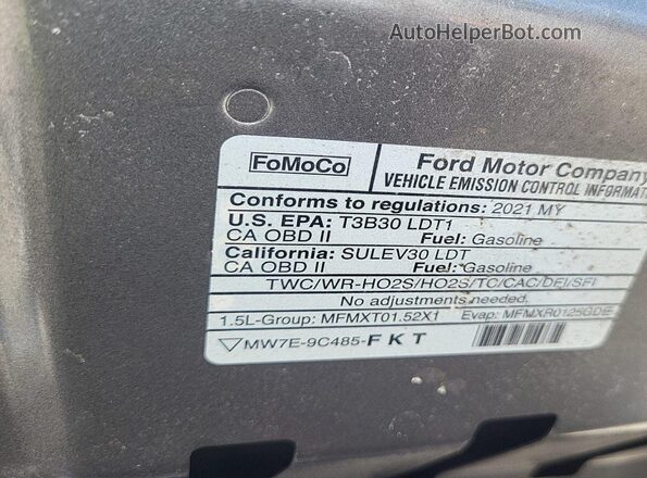 1FMCU0F6XMUB00596 2021 FORD ESCAPE  