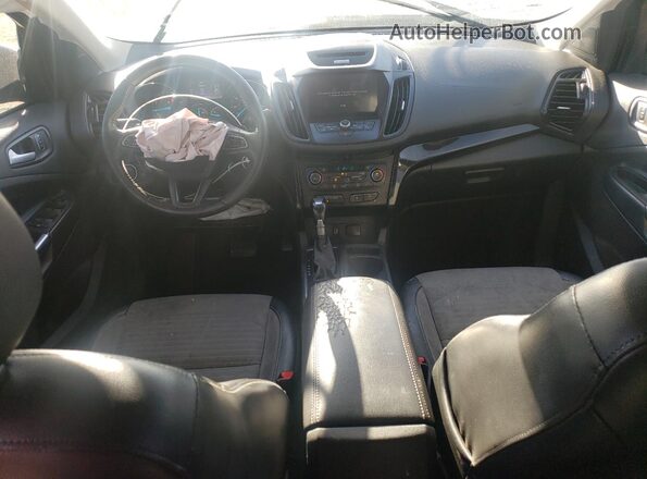 1FMCU0GD1HUD27100 2017 FORD ESCAPE Black წინა პანელის ხედი