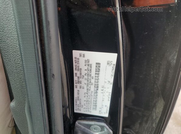 1FMCU0GD1HUD27100 2017 FORD ESCAPE Black VIN კოდის სტიკერის ხედი