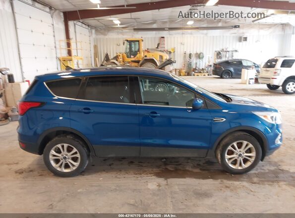 1FMCU9GD8KUA78225 2019 FORD ESCAPE Blue ხელსაწყოთა პანელის ხედი
