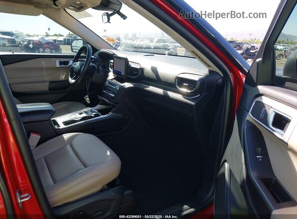 1FMSK7DH5LGA61363 2020 FORD FORD EXPLORER Red Սալոնի դիմացի տեսք