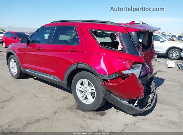 1FMSK7DH5LGA61363 2020 FORD FORD EXPLORER Red Հետևի ձախ