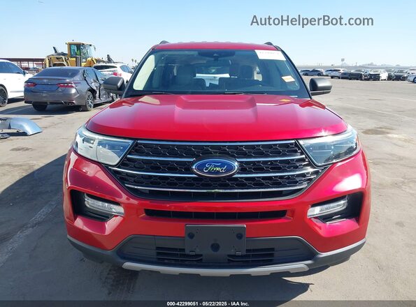 1FMSK7DH5LGA61363 2020 FORD FORD EXPLORER Red Սարքավորումների վահանակի տեսք