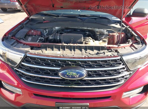1FMSK7DH5LGA61363 2020 FORD FORD EXPLORER Red Հետևի տեսք