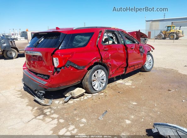 1FMSK7FH2LGC22734 2020 FORD FORD EXPLORER Red უკანა მარჯვენა