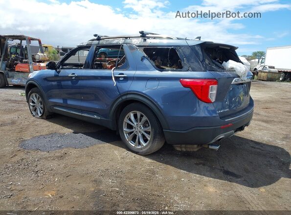 1FMSK7FH7MGC16722 2021 FORD FORD EXPLORER Blue უკანა მარცხენა