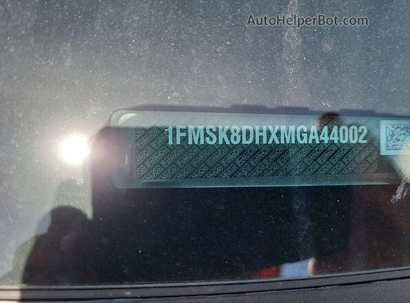 1FMSK8DHXMGA44002 2021 FORD FORD EXPLORER  Задняя правая четверть