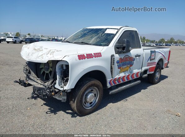 1FTBF2AT0REC48552 2024 FORD F-250 White წინა მარცხენა ხედი სამი მეოთხედიდან