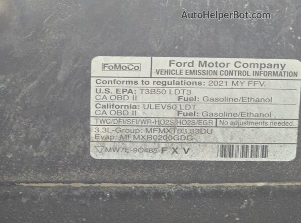 1FTEW1EB7MFB96316 2021 FORD F150  