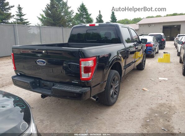 1FTEW1EP4MFA01378 2021 FORD F150 Black 