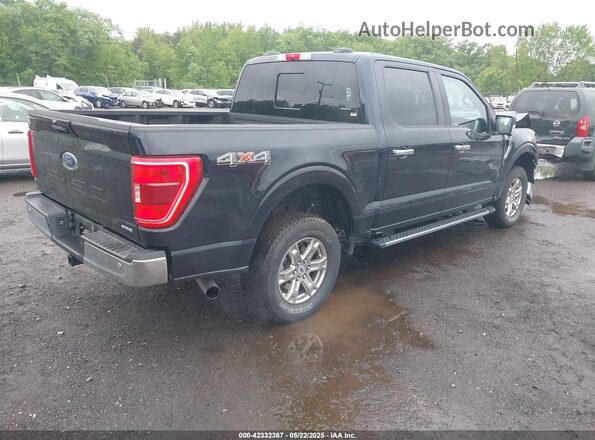 1FTEW1EP7MKE31090 2021 FORD F150 Dark Blue Задняя правая четверть