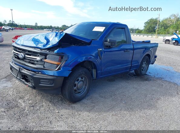 1FTMF1L51RKD18885 2024 FORD F150 Blue Front left