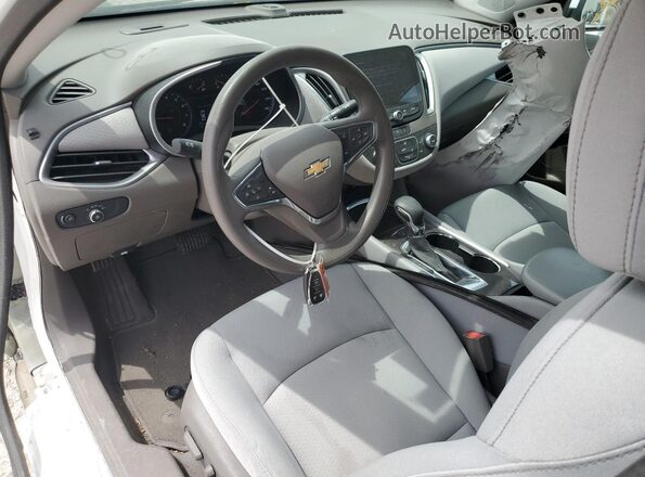 1G1ZC5ST6MF085537 2021 CHEVROLET MALIBU White Առջևի վահանակի տեսք