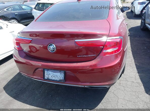 1G4ZN5SS5HU177020 2017 BUICK LACROSSE Red 