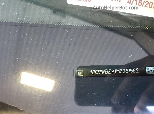 1GCPWBEK1MZ261562 2021 CHEVROLET SILVERADO  