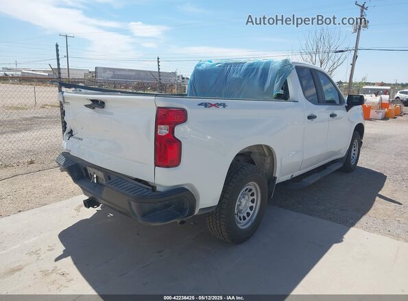 1GCRYAEF7MZ347703 2021 CHEVROLET SILVERADO White Tył prawy