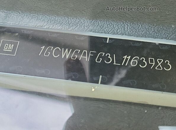 1GCWGAFG3L1163983 2020 CHEVROLET EXPRESS White 