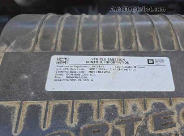 1GCZGGFG3G1326184 2016 CHEVROLET EXPRESS  Панорамный вид салона 360°