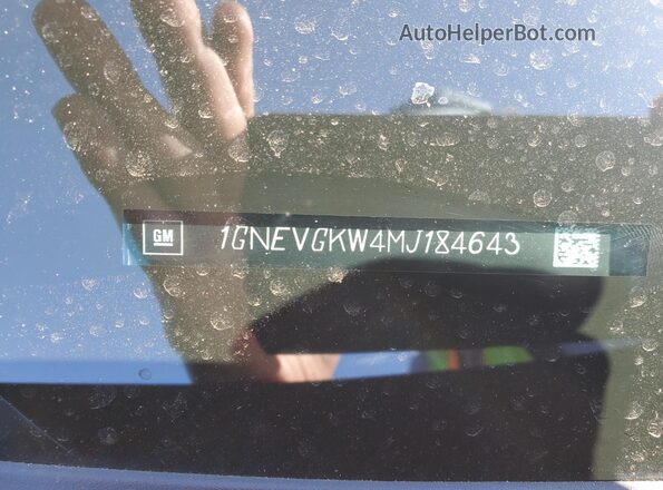 1GNEVGKW4MJ184643 2021 CHEVROLET TRAVERSE  Панорамный вид салона 360°