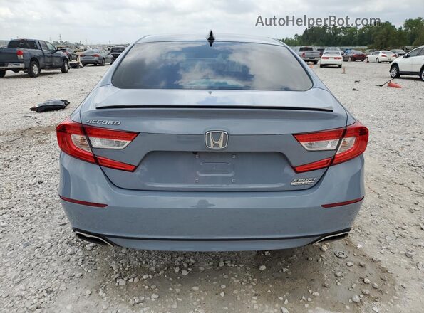 1HGCV1F49MA077417 2021 HONDA ACCORD Серый Вид сзади