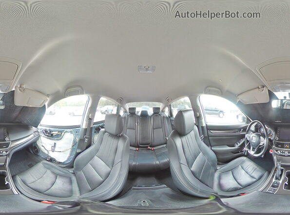 1HGCV1F49MA077417 2021 HONDA ACCORD Серый Панорамный вид салона 360°