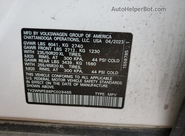 1V2WNPE88PC029465 2023 VOLKSWAGEN ID.4 White 