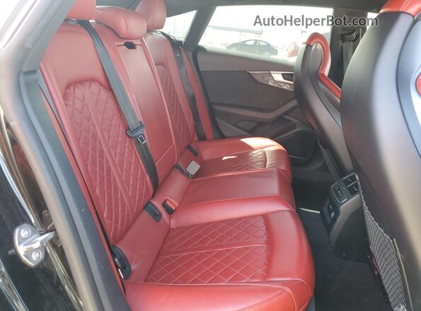 WAUC4CF56MA007425 2021 AUDI S5 Black უკანა სავარძლების ხედი
