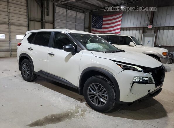5N1AT3AA2MC819595 2021 NISSAN ROGUE White Передня права чверть