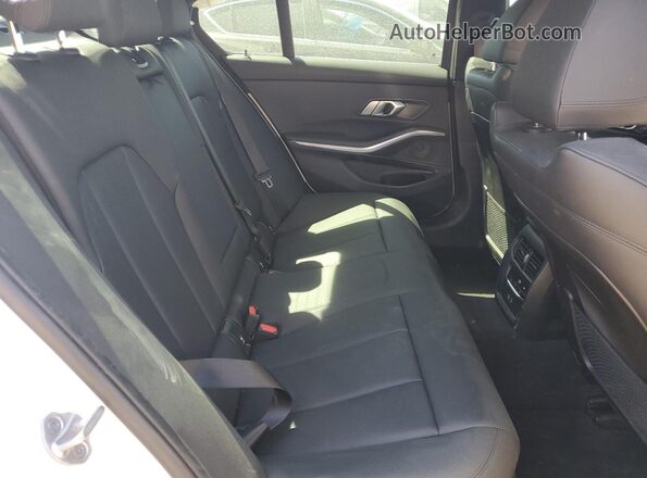 3MW5R7J04M8B98304 2021 BMW 3 SERIES White Հետևի նստատեղերի տեսք