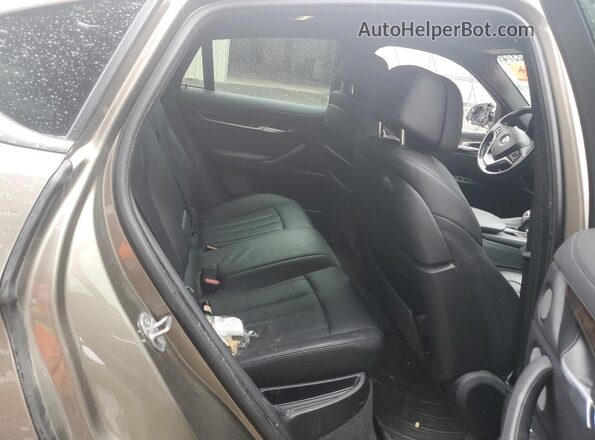 5UXKU2C30H0N85574 2017 BMW X6 Brown უკანა სალონის ხედი
