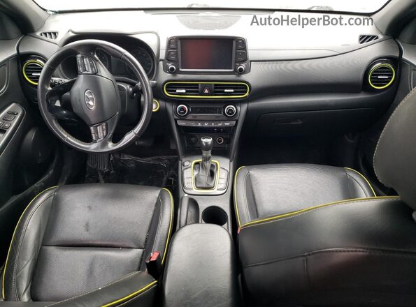 KM8K53A5XKU381496 2019 HYUNDAI KONA Gray 