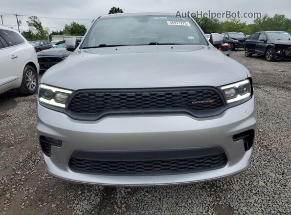 1C4RDHDG8MC626854 2021 DODGE DURANGO Серебряный Вид спереди