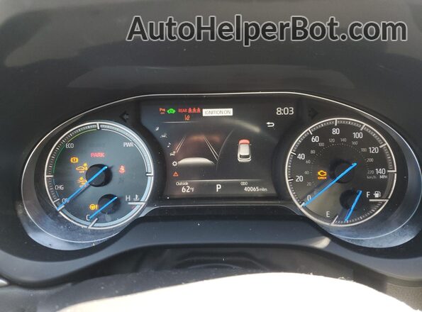 JTEAAAAH1MJ084921 2021 TOYOTA LE Синий Вид щитка приборов