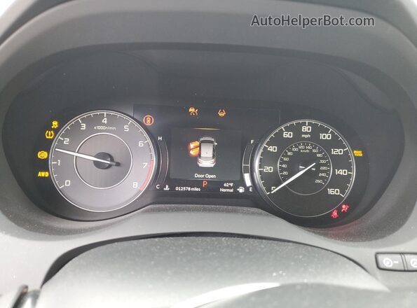 5J8TC2H38PL010946 2023 ACURA RDX Black Вид щитка приладів