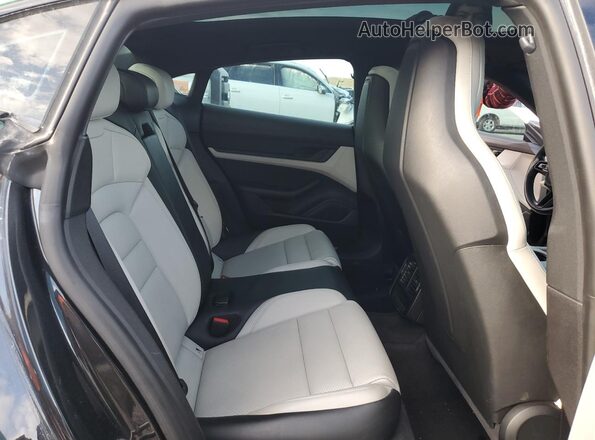 WP0AB2Y1XLSA52464 2020 PORSCHE TAYCAN Green უკანა სავარძლების ხედი
