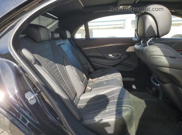 WDDUG8FB9GA254532 2016 MERCEDES-BENZ S Black უკანა სავარძლების ხედი