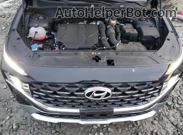 5NMS5DAL8PH641577 2023 HYUNDAI SANTA FE CALLIGRAPHY Black Вид підкапотного простору
