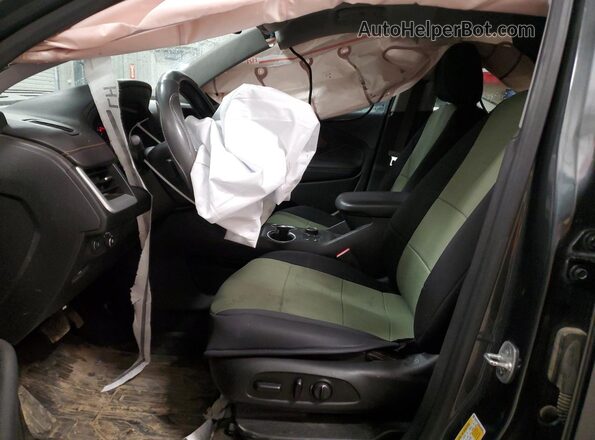 3GKALTEV9LL205961 2020 GMC TERRAIN Black წინა სალონის ხედი