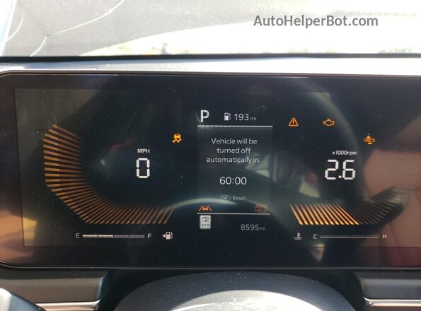 KNAG64J78S5288403 2025 KIA K5 Gray ხელსაწყოთა პანელის ხედი