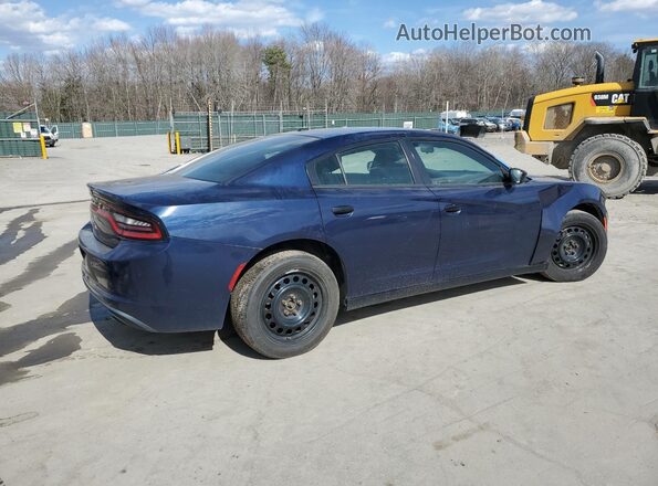 2C3CDXKT3KH562513 2019 DODGE CHARGER Blue Tył prawy