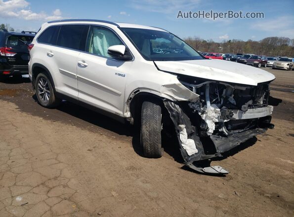 5TDJGRFHXKS063883 2019 TOYOTA HIGHLANDER HYBRID Белый 