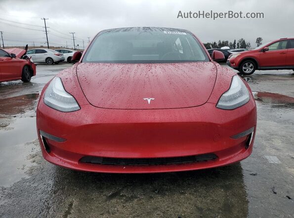 5YJ3E1EA0MF851244 2021 TESLA MODEL Red 