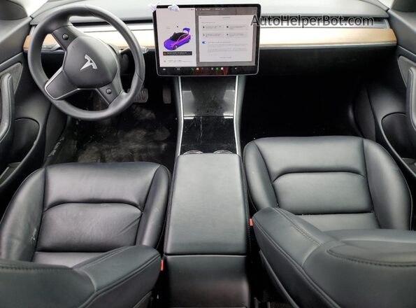 5YJ3E1EB1LF648094 2020 TESLA MODEL Blue Widok deski rozdzielczej