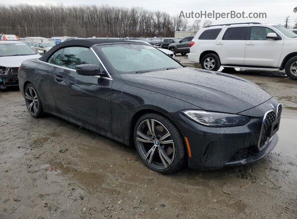 WBA23AT02MCG05658 2021 BMW 4 SERIES Black წინა მარჯვენა