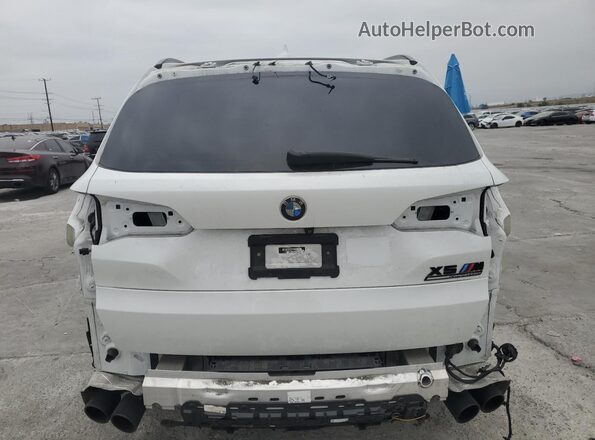 5YMJU0C04M9E89504 2021 BMW X5 White უკანა ხედი
