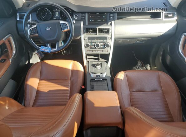 SALCT2BG5HH697147 2017 LAND ROVER DISCOVERY Blue Вид панелі приладів