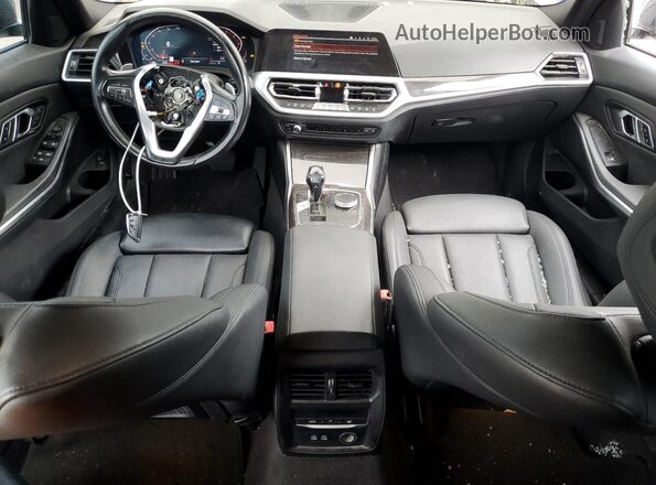 WBA5R1C02LFH86303 2020 BMW 3 SERIES Silver Dashboard view