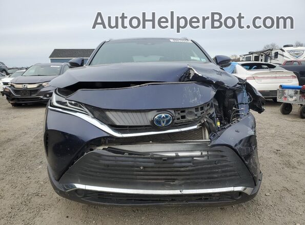 JTEAAAAH1MJ084921 2021 TOYOTA LE Синий Вид спереди