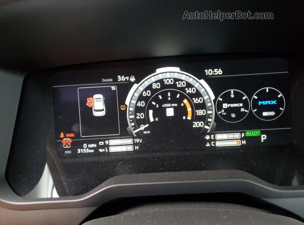 7SVAAABA4RX021568 2024 TOYOTA SEQUOIA White Instrument cluster view